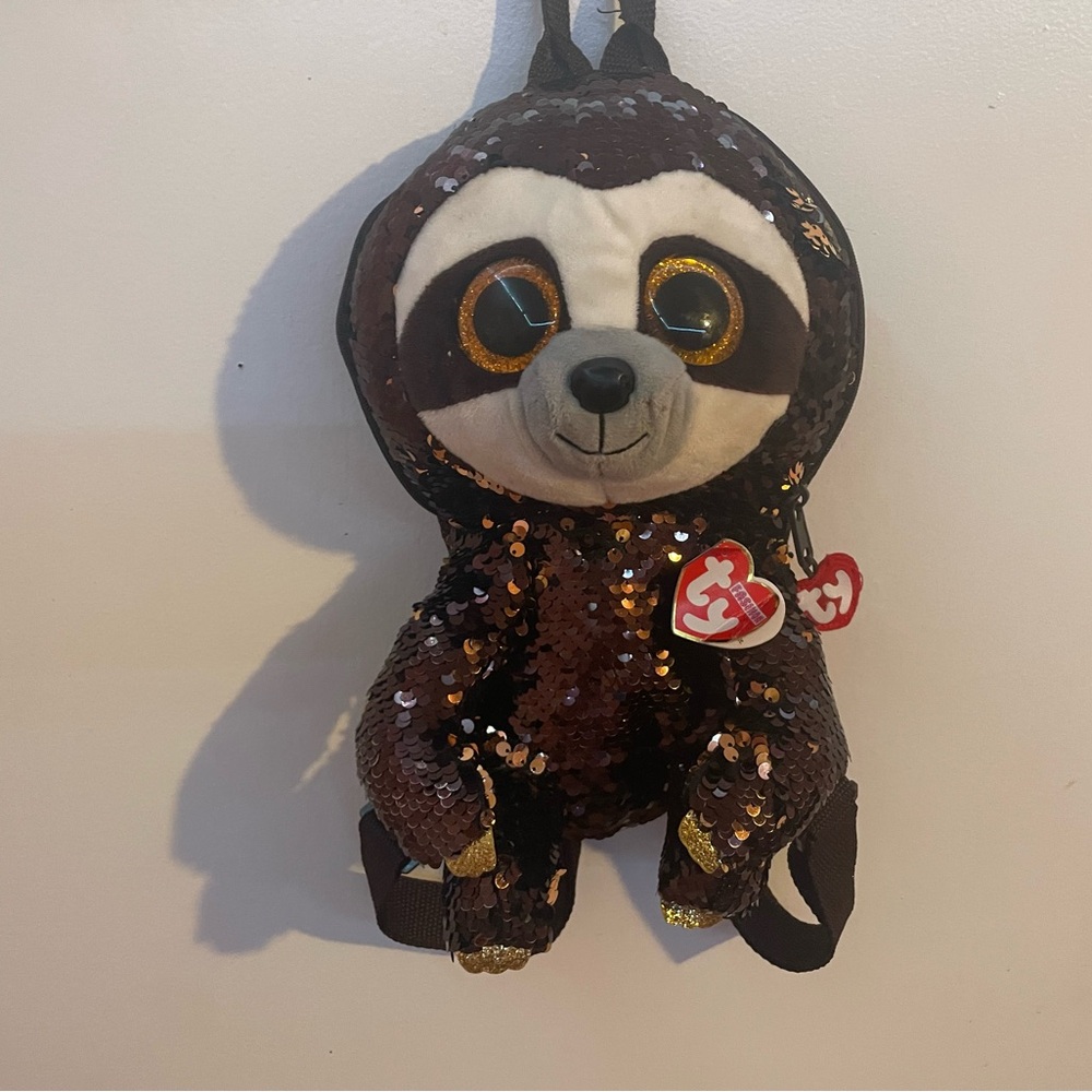 Sequin Sloth Backpack